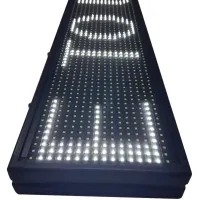 Світлодіодна внутрішня біжучий рядок табло Led Story White 100х20 WI-FI USB з білим підсвічуванням для реклами, рекламна вивіска з біжучим рядком