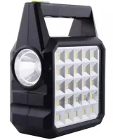 Автономна Сонячна зарядна станція Solar Gdlite GD-105 Power Bank з сонячною панеллю і 3 LED лампочки, Прожектор ліхтар з функцією повербанка