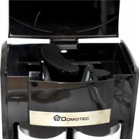 Капельная кофеварка на две чашки Domotec MS-0706 c 2 керамическими чашками, домашняя электрическая кофемашина для чая и кофе на 0.3 л 500W Белая