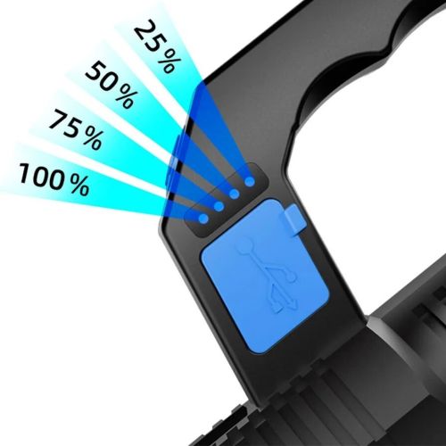 Портативний ручний ліхтарик X-Balog BL-X508 світлодіодний акумуляторний LED світильник, переносний ліхтар прожектор для кемпінгу 4 режими з USB
