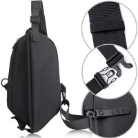 Чоловіча сумка через плече Baellery Cross Body Bag JXA1808 нагрудна водонепроникна повсякденна бананка на груди зі штучної шкіри 13Х17 см