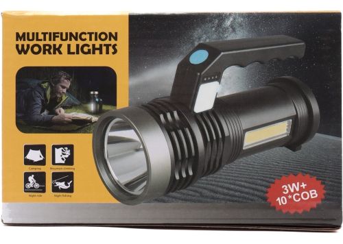 Аккумуляторный ручной фонарик X-Balog BL-8205 светодиодный переносной LED светильник 1200 mAH портативный фонарь прожектор 4 режима USB BK-899