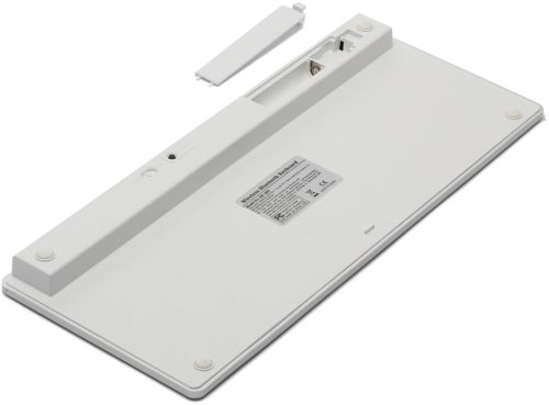 Бездротова ультратонка Bluetooth клавіатура Wireless Keyboard X5 Silver для ПК комп'ютера і планшета з блютуз на батарейках x-5 Срібна