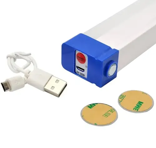 Аккумуляторная подвесная LED лампа Bailong BK-700 80W с магнитами и крючком 72 см, Аварийный USB фонарь светильник от аккумулятора T700 для кемпинга