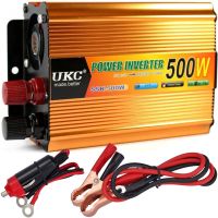 Автомобильный инвертор UKC SSK 24V-220V 500W авто преобразователь напряжения тока от прикуривателя и аккумулятора, зарядное с защитой от перегрева