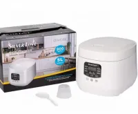 Електрична мультиварка скороварка Silver Love SC - 103 на 5л з сенсорним дисплеєм 900w, Мультиповар Electric cooker LY-504 з таймером і підігрівом
