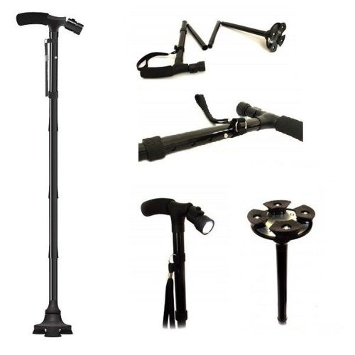 Трость складная с подсветкой, телескопическая трость,Trusty Cane (Трасти Кейн)