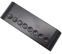 Дзеркальний годинник з колонкою Fleco BT Q5 Bluetooth з LED підсвічуванням і підставкою для телефону, блютуз колонка з годинником LS-Q5 з термометром