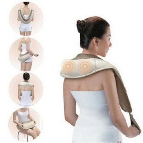 Вибромассажер для спины, плеч и шеи Cervical Massage Shawls, ударный массажер Honda QL-188