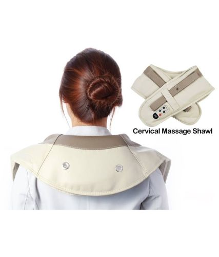 Вибромассажер для спины, плеч и шеи Cervical Massage Shawls, ударный массажер Honda QL-188