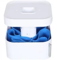 Мужской раскладной органайзер бокс Men's Storage Box 20x20x12 см для хранения мелочей в ванную, Косметическая коробка для принадлежностей Белый
