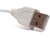 USB хаб Memos на 4 порти з перемикачами White, живлення від USB 2.0 розгалужувач з кнопками on off концентратор перехідник HUB 480 Мбіт 5В Білий