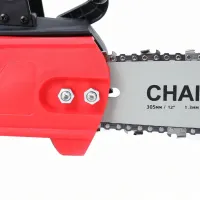 Акумуляторна ланцюгова пила Chain Saw THO M-9020 48V 4AH шина 12 " для обрізки гілок дерев 2 акумулятора, Бездротова електропила 30 см для дров