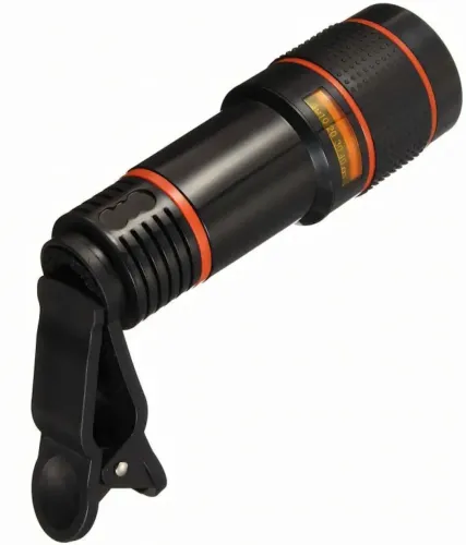 Увеличительный объектив для телефона Mobile Phone Telescope TV-8045 8х, Мобильный телескоп с 8 кратным увеличением фокусировкой картинки на прищепке
