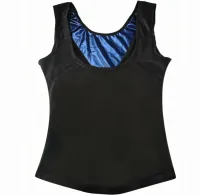 Жіноча стягуюча майка Sweat Shaper Women's для схуднення з ефектом сауни, Майка сауна для заняття спортом для жінок M/L XL / XXL Чорна