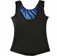Чоловіча стягуюча майка Sweat Shaper Men's для схуднення з ефектом сауни, Майка сауна для спорту для чоловіків M/L XL / XXL Чорна