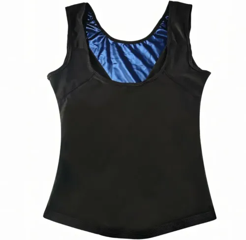 Чоловіча стягуюча майка Sweat Shaper Men's для схуднення з ефектом сауни, Майка сауна для спорту для чоловіків M/L XL / XXL Чорна