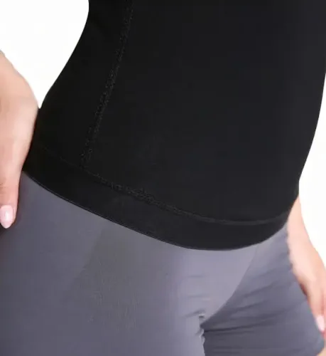Жіноча стягуюча майка Sweat Shaper Women's для схуднення з ефектом сауни, Майка сауна для заняття спортом для жінок M/L XL / XXL Чорна