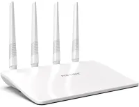 Высокоскоростной мини маршрутизатор Wi-fi роутер Pix-link LV-WR21Q 300 Мбит 2.4 ГГц, Беспроводной вай фай роутер до 300Mb/s 4 антенны 4 порта Белый
