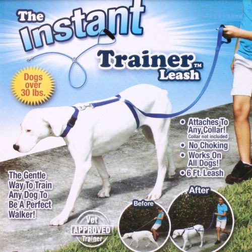Повідець шлейка для собак the Instant Trainer Leash 1.80 м нейлоновий шлей для великих собак більше 30 кг, посилений ремінець для нашийника