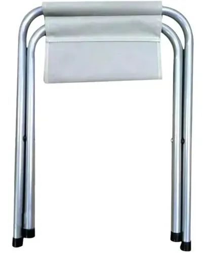 Туристический складной стул Stool Folding Table NA-16-2024 до 80 кг для кемпинга, Раскладная табуретка 30х34x35 см для рыбалки и пикника Белый