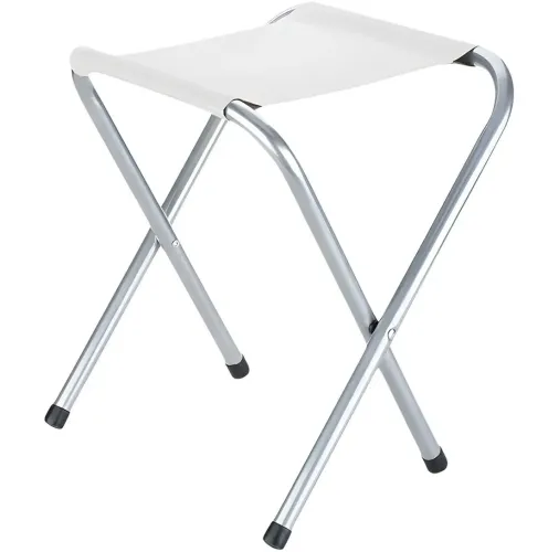 Туристический складной стул Stool Folding Table NA-16-2024 до 80 кг для кемпинга, Раскладная табуретка 30х34x35 см для рыбалки и пикника Белый