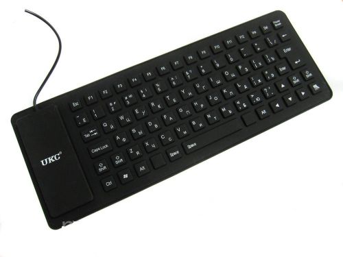 Клавіатура комп'ютерна USB силіконова KEYBOARD X3