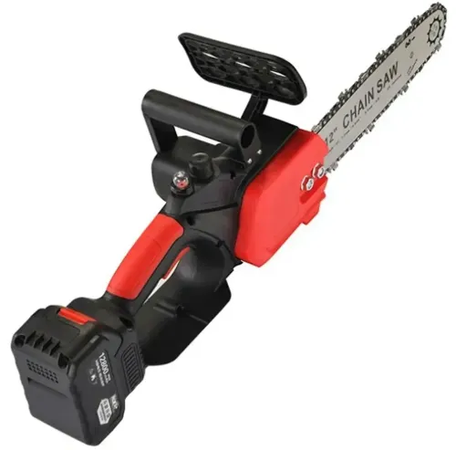 Акумуляторна ланцюгова пила Chain Saw THO M-9020 48V 4AH шина 12 " для обрізки гілок дерев 2 акумулятора, Бездротова електропила 30 см для дров