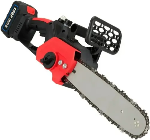 Акумуляторна ланцюгова пила Chain Saw THO M-9020 48V 4AH шина 12 " для обрізки гілок дерев 2 акумулятора, Бездротова електропила 30 см для дров