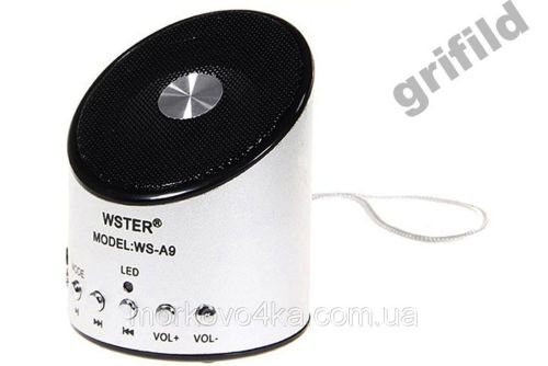 Міні портативна mp3 колонка від USB FM WS-A9