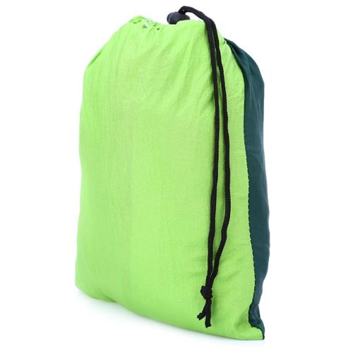 Подвесной туристический нейлоновый гамак Hammock With Net Green до 200 кг с москитной сеткой для кемпинга, Походный гамак 263х135 Зеленый