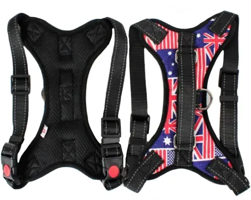 Нейлонова шлейка жилет для вигулу собак, цуценят Dog Harness Set нагрудний регульований ремінь для тварин з грудним обхватом для домашніх вихованців