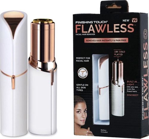 Женский эпилятор для лица Finishing Touch Flawless карманный триммер электробритва в виде помады для удаления волос на батарейках
