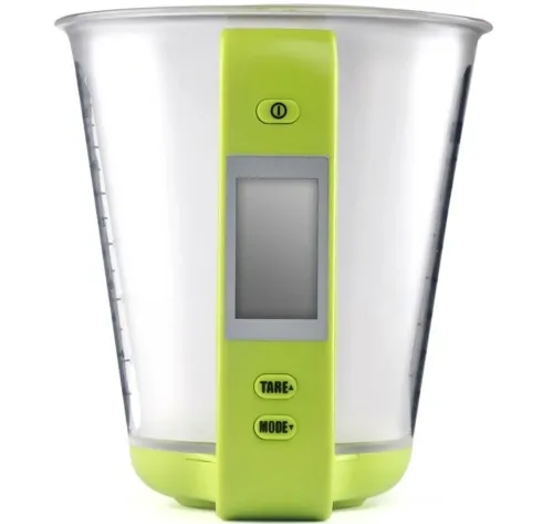 Електронна мірна чаша ваги Digital Scale with Measuring Cup SP-001 600мл, кухонний мірний стакан з вагами і вбудованим термометром SP001 для дому