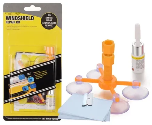 Повний набір для ремонту лобового скла авто Versachem Windshield Repair Kit засіб для видалення тріщин і сколів, подряпин і пошкоджень автомобіля