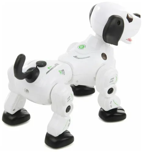Радіокерована іграшка робот собака RobotDog Play Kingdom 777-602 з пультом у вигляді годинника, Інтерактивна собачка з реагуванням на дотики