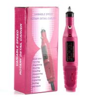 Фрезер-ручка 20000 оборотів/хв Bucos Nail Drill ZS-100 для апаратного манікюру і педикюру фрейзер для полірування 6 в 1, + набір фрез Рожевий