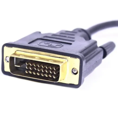 Мониторный адаптер, переходник U-993 DVI-D на VGA, Мультимедийный Конвертер для видеокарты DVI2VGA-01 на кабеле 1080P 0.13m Черный