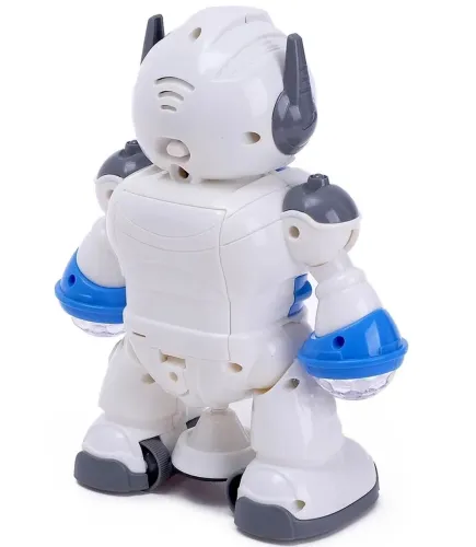 Танцюючий робот Dancing Robot Light and Music LZCZ 6678-5 з підсвічуванням для дітей, Дитячий світиться робот іграшка зі світлом на батарейках