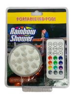 Універсальна Підводна лампа LED підсвічування з пультом Rainbow Light Show RGB, 13 LED для басейну 12 кольорів, водонепроникний світильник для фонтану