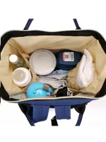 Сумка органайзер для мами LeQueen Mummy Bag для коляски, рюкзак для мам водостійкий з термокишенями для пляшечок Living Traveling Shar
