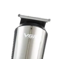Бездротова машинка для стрижки USB VGR V-072 з регулювальною насадкою VGR V-072, Водонепроникний акумуляторний тример бритва з LED дисплеєм 5W