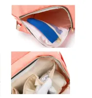 Сумка органайзер для мами LeQueen Mummy Bag для коляски, рюкзак для мам водостійкий з термокишенями для пляшечок Living Traveling Shar