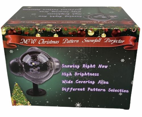 Вуличний лазерний LED проектор Christmas Snowfall Projector WL-808 снігопад з пультом, Світлодіодний Новорічний дискошар, Новорічна Вулична підсвітка 