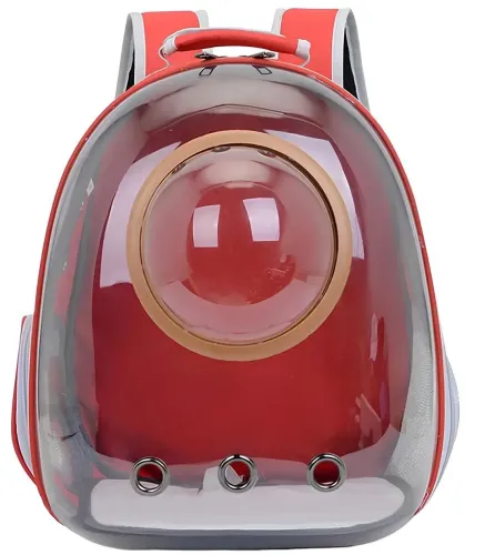 Розсувний рюкзак CosmoPet CP - 16 для перенесення кішок і невеликих собак до 8 кг зі сферичним ілюмінатором, Сумка переноска для домашніх вихованців