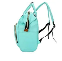 Сумка органайзер для мами LeQueen Mummy Bag для коляски, рюкзак для мам водостійкий з термокишенями для пляшечок Living Traveling Shar
