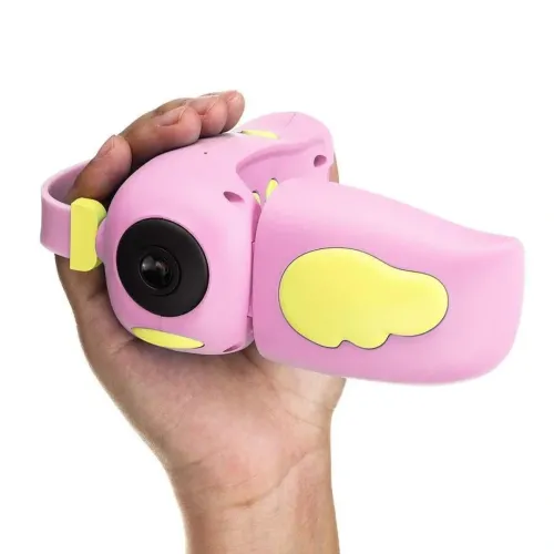 Дитяча відеокамера Smart Kids Video Camera DV-A100, Цифрова міні камера пташка з фото відео зйомкою, фотоапарат 2 " з творчою студією та іграми