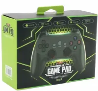 Бездротовий джойстик геймпад Game Pad CM - 019 для PC Android з адаптерами, ігровий контролер 2,4 G для комп'ютера і телефону від батарейок Чорний