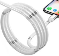 Магнітний зарядний кабель MagLink 7612 usb Micro-USB 1 метр для зарядки телефону, вічний шнур зарядка SuperCalla Cable 100 см з магнітними вставками