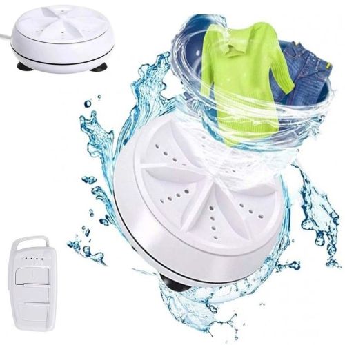 Портативна ультразвукова міні пральна машина Ultrasonic Turbine Wash 523-1 з кабелем USB, Машинка для прання від повербанка Біла